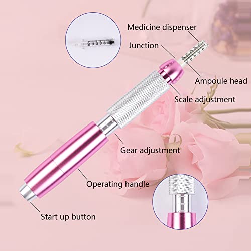 SFLCYGGL Hyaluron Pen 2 in 1 Alta Presión Hialurónico Ácido Pluma Atomizador para Haciendo Piel Brillante y Blanco, Restaurar Piel Elasticidad