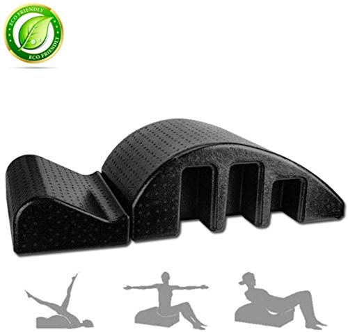 SFSGH Columna Vertebral Pilates Yoga Mesa de Masaje con cuña, Yoga Pilates Arco Alineador espinal Espalda Columna Vertebral Órtesis Quiropráctica Pilates Cama quiropráctica Espuma Correc