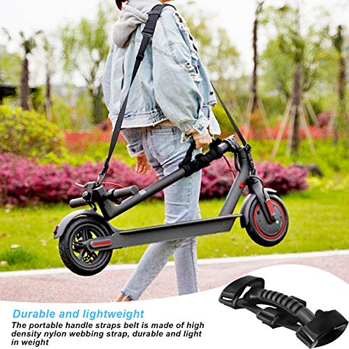 SGMY Correa de Transporte Ajustable Correa de Mano Asa de Transporte Correa para el Hombro Correa para Xiaomi Mijia M365 Scooter eléctrico para niños Bicicleta Plegable