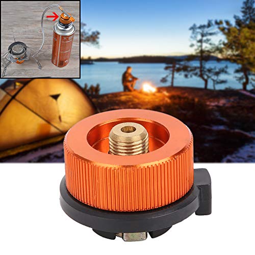 Shanrya Conector De Estufa De Aleación De Aluminio, Adaptador De Estufa De Camping, Campo para Acampar, Mobiliario Diario Al Aire Libre(Adaptador)