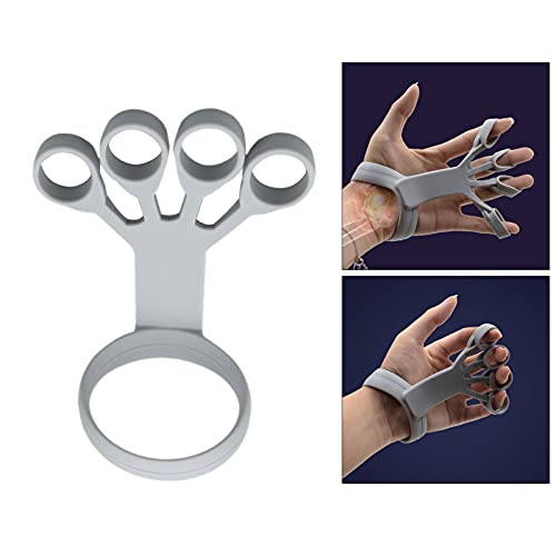 Sharplace 2xFinger Stretcher Kid Adulto Entrenador de Fuerza del Antebrazo Guitarra Training Aid Grey