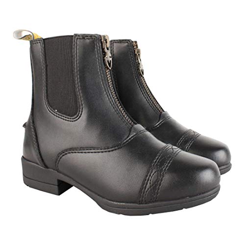 Shires Moretta adultos Rosetta cremallera Paddock botas – negro, negro