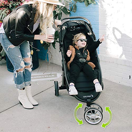 Silla de paseo City Mini® 2 de 3 ruedas Jet de Baby Jogger, desde nacimiento a 22kg. Color negro