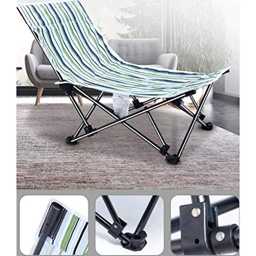 Silla Plegable al Aire Libre Silla portátil para el hogar Silla Perezosa Oficina Almuerzo Silla Siesta Lounge Chair