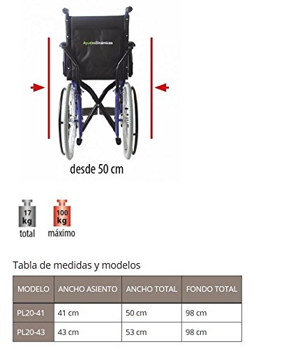 SILLA SUPERESTRECHA DE ASCENSOR ANCHO 41cm