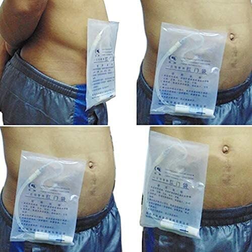 SIRENK 100 PCS Barrera de Agua de catéter desechable de la Ducha - Bolsa de Almacenamiento del catéter de la Ducha para la ostomía, diálisis Abdominal y procedimiento laparascópico