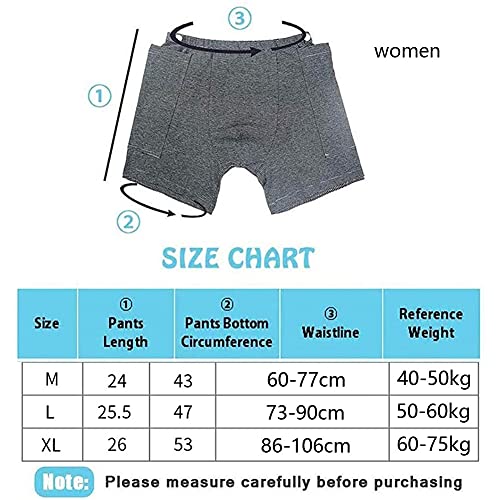 Sits Pantalón De Lactancia para Incontinencia Apto para Ancianos, Pantalón con Bolsa De Orina, Paciente En Cirugía Abdominal, Ropa De Enfermería con Bolsa De Drenaje De Ostomía