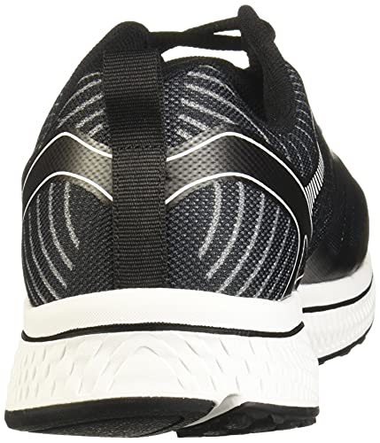 Skechers Performance Go Run Consistent-Fleet Rush, Zapatillas para Correr Hombre, Negro (BKW Black Synthetic/Textile/White Trim), 40 EU