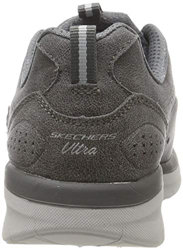 Skechers Synergy Comfy Up, Zapatillas para Correr Mujer, Grey Charcoal, 39 EU