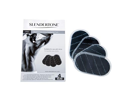 Slendertone X4 Electrodos de Repuesto para los Brazos, Hombre, Negro/Dorado