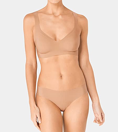 Sloggi Zero Feel Bralette Corsé para Mujer, Beige (Cognac Sh), S