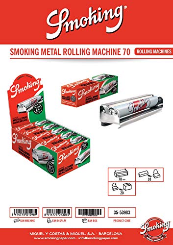 Smoking - Máquina de Liar Cigarrillos - Material Metal - Medidas 70 mm