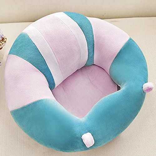 Sofá de bebé con asiento de apoyo para bebé, silla de aprendizaje, cómoda y suave, asiento de apoyo al suelo, adecuado para recién nacidos de 6 a 24 meses