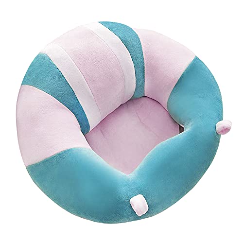 Sofá de bebé con asiento de apoyo para bebé, silla de aprendizaje, cómoda y suave, asiento de apoyo al suelo, adecuado para recién nacidos de 6 a 24 meses