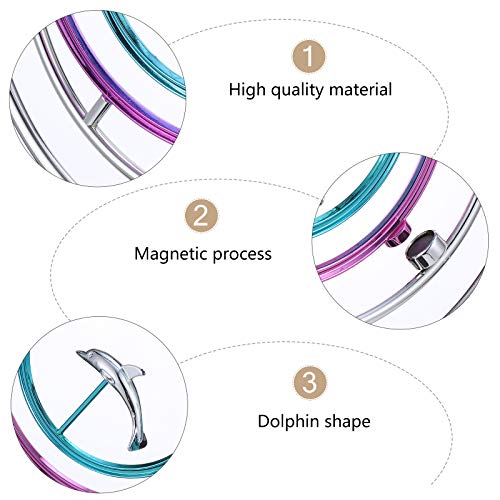 SOIMISS Instrumento de Movimiento perpetuo Telurión magnético Artware Decoración de Oficina (sin batería)