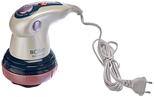 Solac Sculptural ME7711 - Sistema lipo-modelador profesional anticelulitico y para combatir la flacidez, 6 cabezales de tratamiento intercambiables