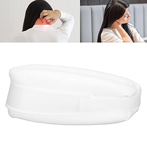 Soporte de Cuello, Cuello Cervical, Soporte de Tracción de Cuello Cervical Suave para Aliviar el Dolor de Cuello, Soporte de Cuello Ergonómico para Hombres, Mujeres Y para Dormir, Blanco