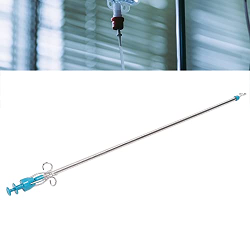 Soporte Para Botella De Bolsa Intravenosa Ajustable En Altura Con Soporte Telescópico De Acero Inoxidable Profesional Para Ancianos, Atención Domiciliaria, Hospital Y Clínica - 105 Cm / 41,3 Pulgadas