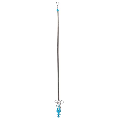 Soporte Para Botella De Bolsa Intravenosa Ajustable En Altura Con Soporte Telescópico De Acero Inoxidable Profesional Para Ancianos, Atención Domiciliaria, Hospital Y Clínica - 105 Cm / 41,3 Pulgadas