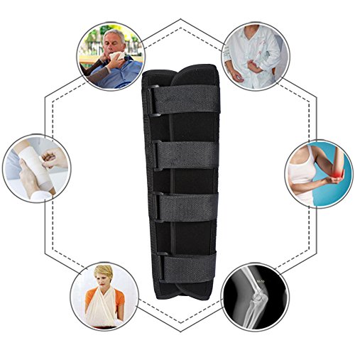 Soporte para codo para derecha e izquierda, Soporte para las articulaciones del brazo para hombres y mujeres, Férula ajustable para el codo para el alivio del dolor, Protector para la recuperación (S)