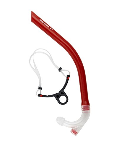 Speedo Center Snorkel Juego de Buceo, Hombre, Rojo, One Size