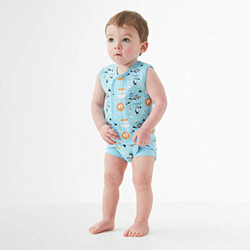 Splash About Baby Wrap Wetsuit Traje de Neopreno, Infantil, Azul (Noah's Ark), 6-18 Meses