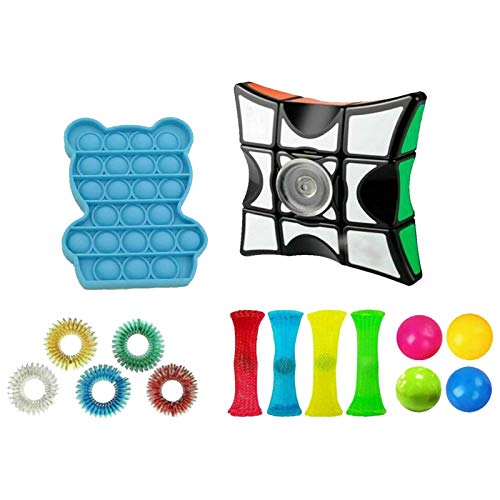 sprwater Fidget Toys Pack 18 piezas de juguetes de mano para aliviar el estrés para adultos y niños juguetes sensoriales Fidget para el autismo antiansiedad regalo para TDAH juguetes sale 2019