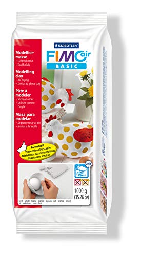 STAEDTLER- Pasta de modelar, Color Blanco (8101-0)