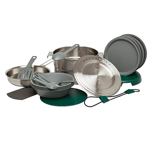 Stanley Adventure Full Kitchen Basecamp Cook Set, Metal, Stainless Steel, 3.5L