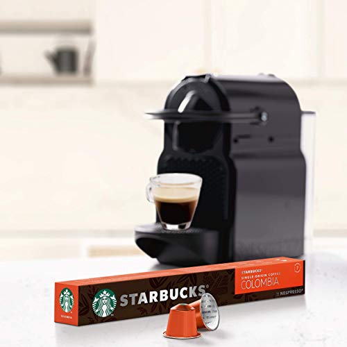 STARBUCKS Single Origin Colombia de Nespresso Cápsulas de Café de Tostado Medio 8 x Tubo de 10 Unidades