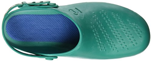 Suecos® Balder - Zueco autoclavable (esterilizable), Verde Verde (Green), 37/38 EU