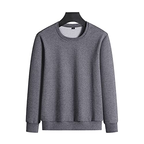 Suéter Hombre Cuello Redondo Sin Capucha Color Sólido Sudadera Hombre Primavera Otoño Moda Casual Sport Camiseta Hombre Trabajo Vacaciones Diario Suéter Hombres