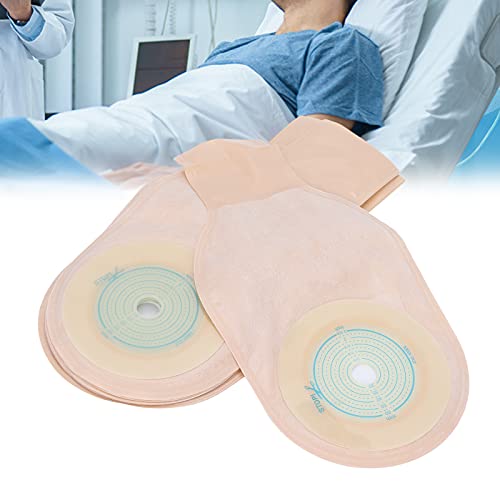 Suministros para ostomía Bolsas para colostomía, bolsa para ostomía con clip de sellado Suministros para estoma de ileostomía de ostomía de una pieza para el cuidado del estoma de ileostomía