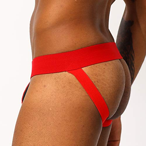 Summer Code Jockstrap Gimnasio Algodón Supporter Fitness y Exterior Interior Desgaste Suave Calzoncillos