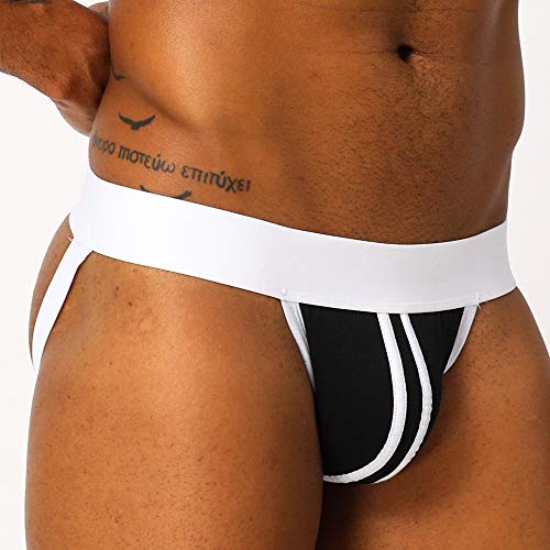 Summer Code Jockstrap Gimnasio Algodón Supporter Fitness y Exterior Interior Desgaste Suave Calzoncillos