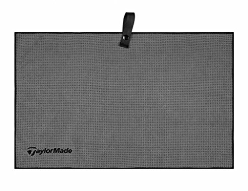 TaylorMade Microfiber Cart Toalla de Golf, Unisex Adulto, Gris, 15" x 24"