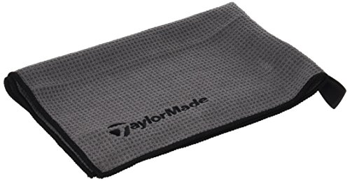 TaylorMade Microfiber Cart Toalla de Golf, Unisex Adulto, Gris, 15" x 24"