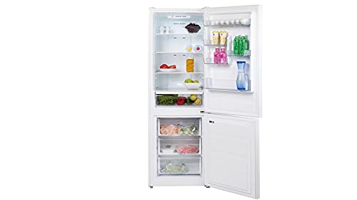 Teka | Frigorífico Combi No Frost Total de 188cm | 2 Puertas con Control Electrónico | Sistema Antibacterias | NFL 320 | Eficiencia Energética F | Blanco | 188 x 59.5 x 63.5 cm