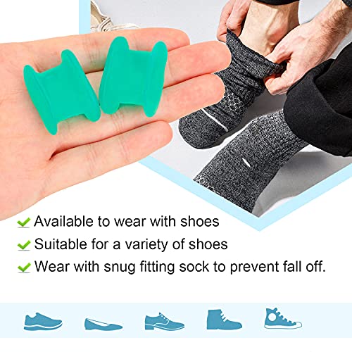 Thnkstaps Silicone Separadores de Dedos, Paquete de 16 Correctores de Juanetes Separador Hallux Valgus Silicona Protectores Toe Separatoren para Dedos Superpuestos, Dedos en Martillo