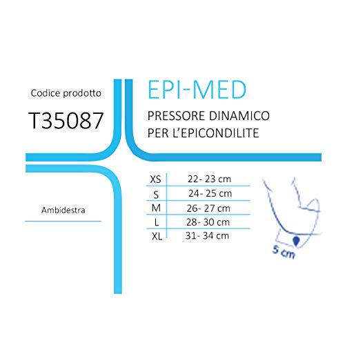 THUASNE Epi-Med ProMASTER - Pinza para epicondilitis (tamaño Xtra pequeño)