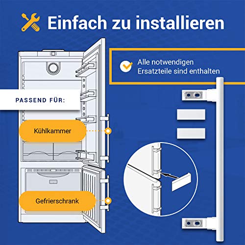 Tirador de puerta de repuesto para Liebherr 7430670, manilla de puerta para frigorífico, congelador, refrigerador automático