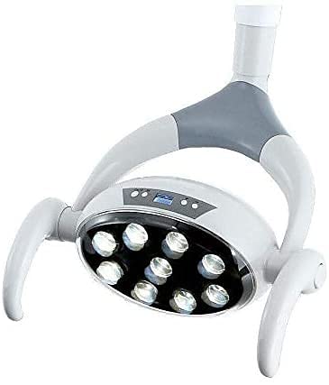 tjz LáMpara Bucal Sin Sombras Dental LáMpara QuirúRgica Sin Sombras con 9 Luces Led, LáMpara Bucal HalóGena Cuadrada De Luz FríA Dental De 22 Mm para Unidad De Dentista Silla Dental