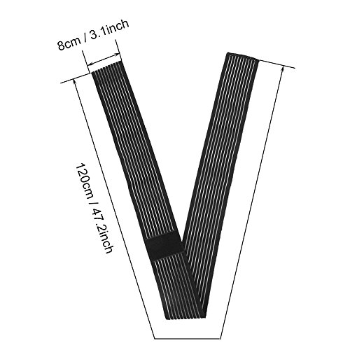 TMISHION Compresa elástica para la Rodilla - Vendaje elástico para la Rodilla - Banda de protección para la Rodilla para Gimnasia, Levantamiento de Pesas, Fitness y Levantamiento