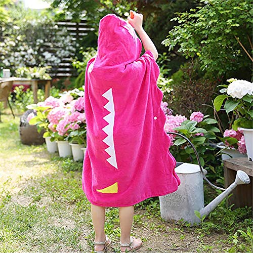 Toalla de toalla con poncho para niños Patrón de unicornio para niños Cambio de túnica Toalla Poncho Toalla de playa Traje de neopreno Cambio de toalla Toalla de baño Batea Poncho para surf, Natación