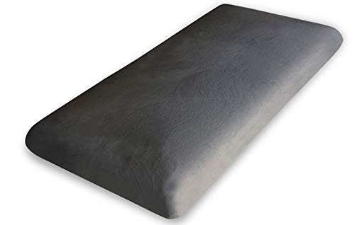 Todocama - Almohada viscoelástica Carbono Natural, compuesta por un núcleo 100% viscoelástico con partículas de Carbono Activo Que disminuyen los Malos olores y humedades. (150 cm)