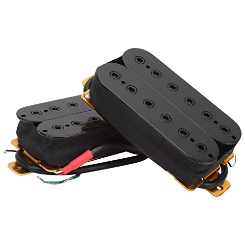 Tomotato Pastilla de Guitarra Pastilla Humbucker de Doble Bobina Pastilla de Cuello de Guitarra Pastilla de Guitarra con Imán de Cerámica para Piezas de Guitarra Eléctrica Humbucker