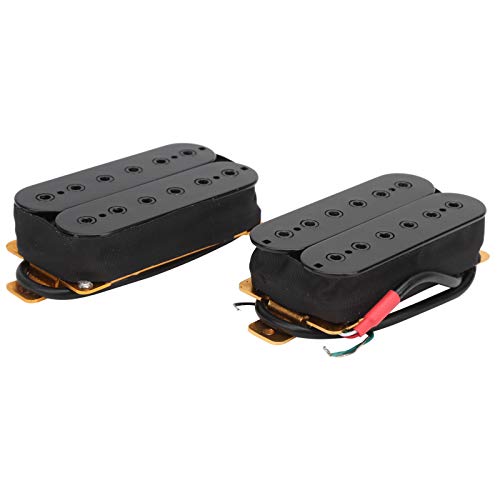 Tomotato Pastilla de Guitarra Pastilla Humbucker de Doble Bobina Pastilla de Cuello de Guitarra Pastilla de Guitarra con Imán de Cerámica para Piezas de Guitarra Eléctrica Humbucker