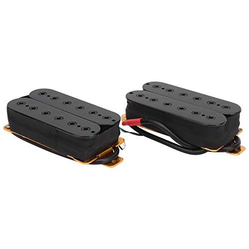 Tomotato Pastilla de Guitarra Pastilla Humbucker de Doble Bobina Pastilla de Cuello de Guitarra Pastilla de Guitarra con Imán de Cerámica para Piezas de Guitarra Eléctrica Humbucker