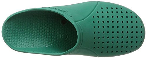 TROKLO' 140.0001, Zuecos de Trabajo Unisex Adulto, Verde Verde Suela Gris, 39 EU