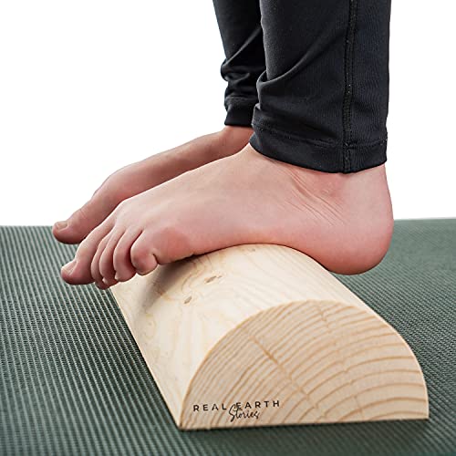 Tronco propioceptivo de madera del metodo 5P: tonifica y mejora la musculatura del suelo pelvico, fortalece abdominales y musculatura, utilizado en Pilates o Yoga.